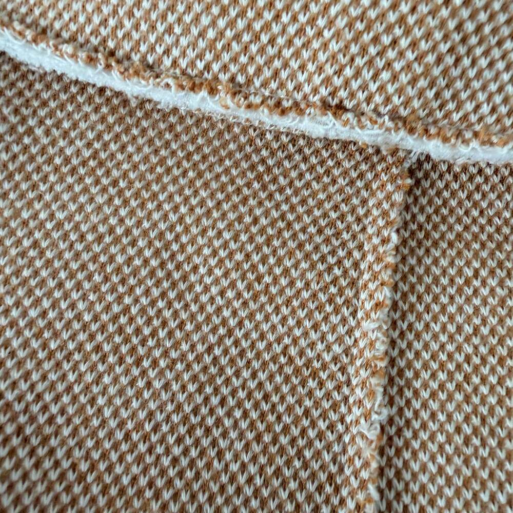 Topshop Beige Unstructured Blazer Raw Hem Minimalist Layering Jacket - Picture 8 of 8